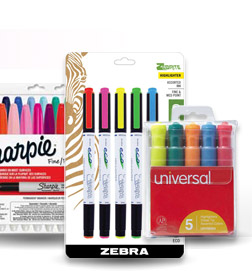 Highlighters & Markers