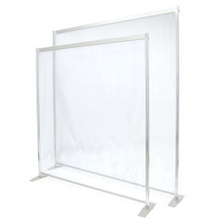 Floor Supported Personal Safety Partitions