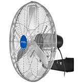 Global Industrial™ 30 Oscillating Wall Mount Fan, 3 Speed, 10000 CFM, 1/2 HP, 1 Phase