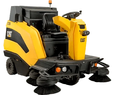 Cat C70R Ride-On Sweeper