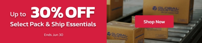 Up to 30% Off Select Pack & Ship Essentials Banner. Click to Shop