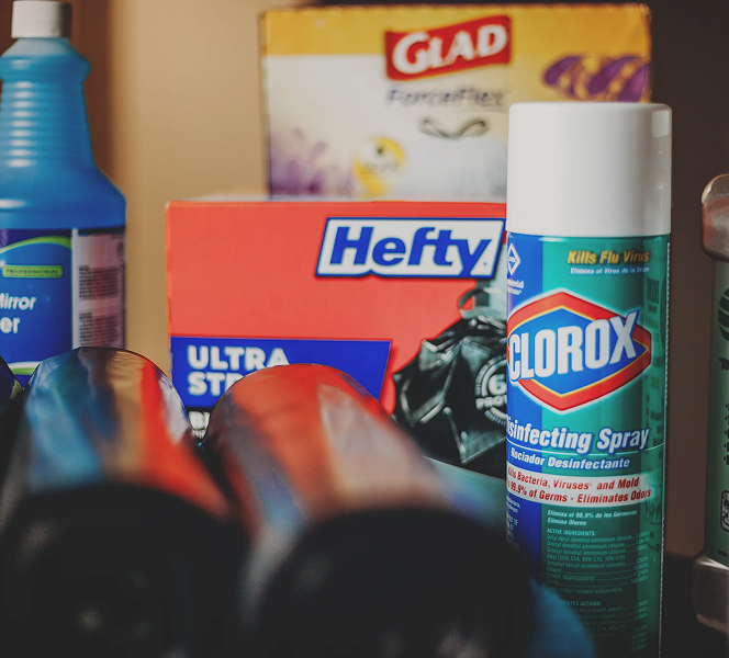 Cleaning supplies