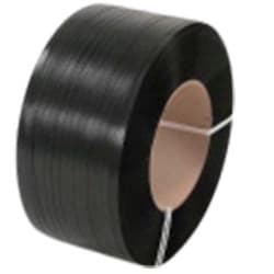 Packaging 1/2 x 320' Polyester (PET) Strapping, 1765 lbs Break Strength,  Affordable and Lightweight Poly Strapping, 100 pcs 5/8 Open Metal Clips  for