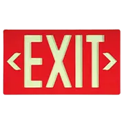 Self Luminous Emergency Signs
