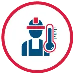 Monitor your physical condition and that of your coworkers.