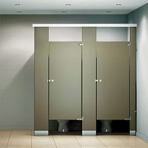 Floor Anchored / Overhead Braced Bathroom Partitions