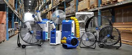 From Portable ACs To Warehouse Fans. Cool Off Warm Spaces This Summer