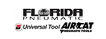 Florida Pneumatic, Univers Tool, and Aircat Logos