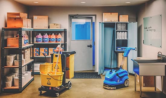 Janitorial Supply Closet And Facility Maintenance Storage Essentials