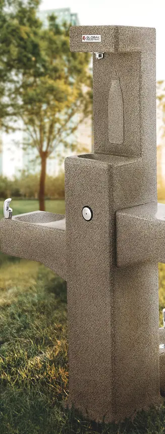 Outdoor Drinking Fountains & Bottle Fillers