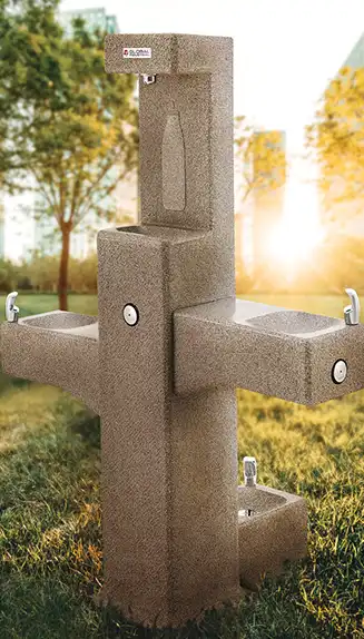 Outdoor Drinking Fountains & Bottle Fillers