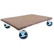 Carpeted Solid Deck Dollies