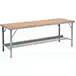 Global Industrial&trade; Extra Long Adjustable Height Folding Workbenches